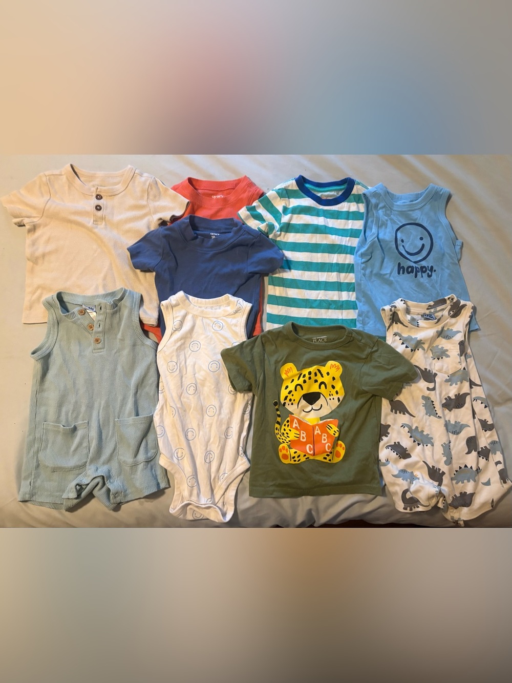 Size 18m summer tops bundle, 9 pieces